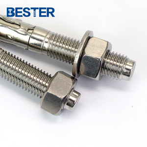 Trung Quốc nhà máy SS304 3/8 1/2-13 inch thép không gỉ A2 70 thông qua <span class=keywords><strong>Bolt</strong></span> tường Fastener <span class=keywords><strong>Wedge</strong></span> Neo cho bê tông tường - Product Image 2
