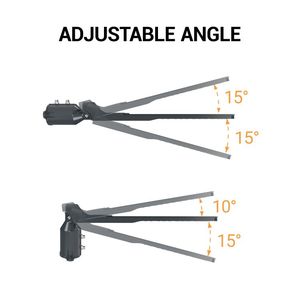 OUTLUX 30w-150w autoroute route lampadaire en aluminium haute luminosité étanche IP65 Support extérieur gradateur LED <span class=keywords><strong>lampadaires</strong></span> - Product Image 4