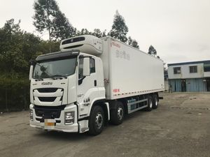 2021 Qing Ling Isu-zu <span class=keywords><strong>Juka</strong></span> 380HP 8X4 9.55m camion réfrigéré Euro 5 279kw camion manuel - Product Image 2