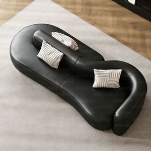 Divano Lounge a Forma di <span class=keywords><strong>S</strong></span> in Vendita, Moderno e Creativo, Stile Italiano, Ovale a Due Posti per Hall di Hotel e Soggiorno - Product Image 3