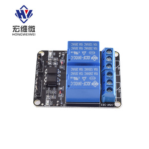 โมดูลรีเลย์ 2 ช่อง Hongwei Micro 24V พร้อมออปโตคัปเปลอร์ แยกสัญญาณ ควบคุมด้วยทริกเกอร์ระดับต่ำ บอร์ดขยาย - Product Image 4