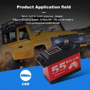 CYS CYS-S0650 ODM OEM Servomotor Digital de 55KG con Engranajes de Acero y Aluminio, Impermeable, para Modelos <span class=keywords><strong>RC</strong></span> 1:5, Alimentado por Batería - Product Image 2