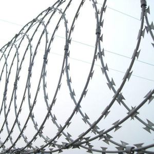 Fil barbelé en acier inoxydable galvanisé calibre 16, rouleau <span class=keywords><strong>de</strong></span> 500 m, protection renforcée, <span class=keywords><strong>prix</strong></span> abordable, clôture, portail, échantillons gratuits disponibles - Product Image 2