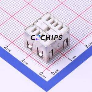 907-322A1011Y10210 USB Connector Through hole Component (THT) Connector Type-A USB 2.0 Female Through Hole - Product Image 2