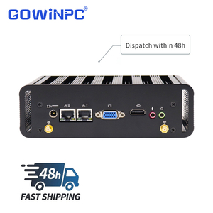 มินิพีซีอุตสาหกรรมไร้พัดลม พร้อม Intel Core i36006U หรือ i56200U พอร์ต COM คู่ รองรับไฟฟ้าเข้า 936V ใช้งานร่วมกับ Windows และ Linux ได้ - Product Image 3