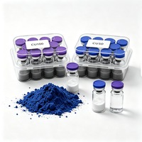 99% Kemurnian GHK-Cu Copper Tripeptide-1 Copper Peptide Powder Bahan Baku Kosmetik 25kg CAS 89030-95-5 EC-No C14H21CuN6O6