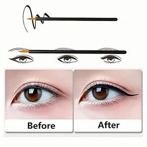 Pinceles Desechables para Delineador de Ojos, Aplicadores Portátiles de Maquillaje para Ojos, Herramientas de Belleza Profesionales para Extensión de Pestañas y Uso Cosmético - Product Image 4