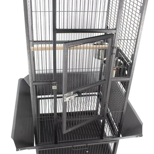 Joegen Grote Eenvoudige Draagbare Kanariekooi Op Maat Gevouwen Duivenpapegaaien Fokken Ijzermateriaal Ademend Met Solide Patroon - Product Image 5