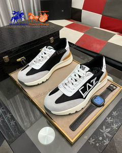 Amani 2025 Chaussures de sport décontractées pour hommes, course à pied, gym, jogging, baskets en cuir véritable, doublure en cuir de vachette, lacets, tendance mode 3D - Product Image 3