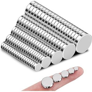 Nam châm nhỏ tùy chỉnh D2mm 3mm 4mm 5mm 6mm 8mm 10mm 12mm 15mm 18mm 20mm N35 N42 N52 NdFeB hình đĩa tròn Neodymium - Product Image 1
