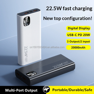 Power Bank Durevole da 22.5W, 10000mAh, Display Digitale LED, Uscita USB-C, Ricarica Rapida PD 20W - Product Image 5