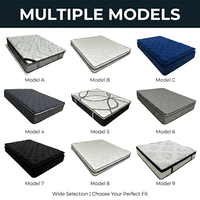 Matelas hybride ergonomique à ressorts ensachés avec mousse à mémoire de forme et gel rafraîchissant