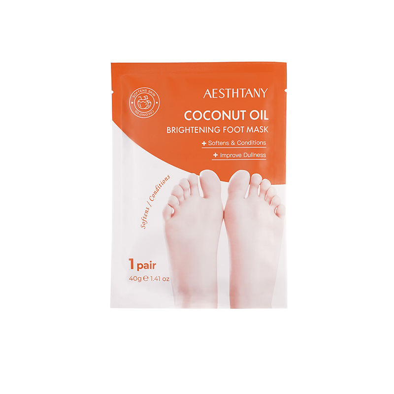 D2WAES29407M Masque pour les pieds hydratant et adoucissant à l'huile de coco