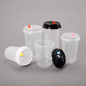 Einwandige PP-Einweg-Plastikbecher mit Individuellem Logo, Mattiert, Umweltfreundlich, U-Förmig, Transparent, 6/8/9/16/24/32oz, Kaltgetränkebecher mit Deckel - Product Image 6