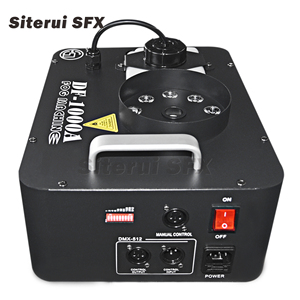 SITERUI 1000W LED Fog & Smoke Machine para celebraciones <span class=keywords><strong>de</strong></span> Halloween Party City Nightclub Wedding-Material <span class=keywords><strong>de</strong></span> hierro con control remoto - Product Image 4