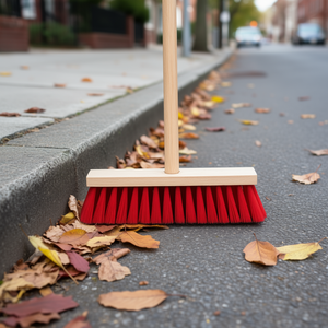 Balai de rue en bois et élastomère 40 cm, lot de 10 - Product Image 3