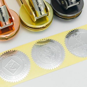 Gold Customized Logo Pattern Hand Pliers Stamp Portable Stainless Steel Stamp Custom Emboss Stamp - Product Image 2