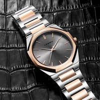 Montre Chronographe Homme Haut de Gamme à Quartz avec Mouvement Japonais MITOYA, Boîtier en Acier Inoxydable Yonghong, Meilleure Qualité en Gros avec Placage PVD (Saat)