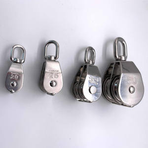 M25 doppio puleggia girevole doppia ruota puleggia sartiame fune di sollevamento puleggia - Product Image 4