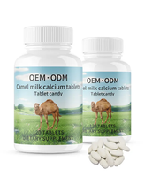 Comprimés de calcium au peptide vert de haute qualité OEM, au lait de chameau, pour l'énergie, complément alimentaire sain, comprimés à croquer, 2 comprimés par dose