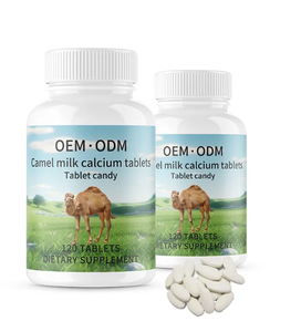 Tablet kalsium OEM kualitas tinggi tablet kalsium camel susu dengan meningkatkan kepadatan tulang tablet kunyah suplemen sehat - Product Image 3