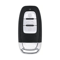 Coque de clé télécommande KEYDIY, style Audi Q5, coque de clé de voiture intelligente (3 boutons), matériau ABS, couleur noire