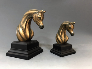 Polyresin handmade Bronze Arabian Horse <span class=keywords><strong>Head</strong></span> tác phẩm điêu khắc Trophy - Product Image 6