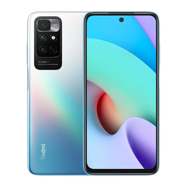 2022 dernier modèle Xiaomi Redmi Note 11 4G 6 Go + 128 Go téléphone portable 6.5 pouces prise en charge de l'identification du visage et des empreintes digitales