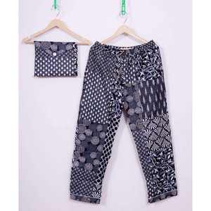 Pijamas de Otoño de Algodón Satinado para Mujer, Diseño de Lujo, Conjunto de 2 Piezas, Transpirable, Suave, Cuello en V, Manga Larga, Elástico - Product Image 4