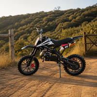 Moto tout-terrain pour enfants de 49 cm3 à essence, refroidissement par air, monocylindre