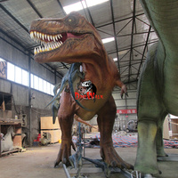 Büyük dinozor modeli gerçekçi animatronic dino tema parkı modeli