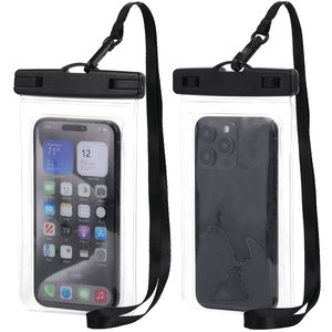 Nouveauté : Étui étanche pour téléphone portable avec fenêtre transparente grand écran en PVC, idéal pour la natation et la plongée - Product Image 4