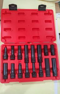 16pcs Master Wheel <strong>Lug</strong> <strong>Nut</strong> Locking Key <strong>Removal</strong> Tool Kit <strong>Set</strong> Car Inspection Essentials - Product Image 3