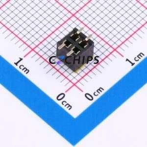 CS-1193SDIG-2X2SMT(H4.3) Pin Socket SMD,P=2mm Connector ( Jack Structure: 2x2P )( Pitch: 2mm )( Row Spacing: 2mm ) - Product Image 2