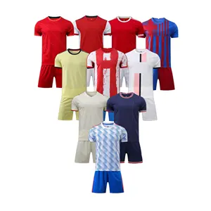 زي كرة قدم تايلاندي عالي الجودة 23 24 قميص كرة قدم وبجودة عالية للبيع بالجملة مخصص طباعة رقمية تسامي زي موحد لكرة القدم