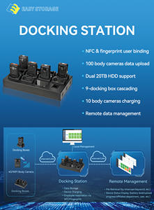 Servidor de Almacenamiento ES SDSN-B07-FR para 2 Discos Duros SATA de 3.5\", Admite Carga y Subida Simultánea de <span class=keywords><strong>10</strong></span> Cámaras Corporales, NFC - Product Image 5
