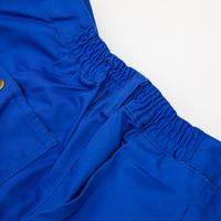 Combinaison de Travail Robuste pour Hommes, Salopette de Plombier Bleue à Bretelles, Tenue d'Hiver pour Mécanicien