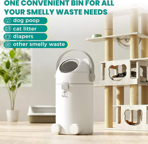 2025 bidone della spazzatura resistente agli odori per bambini con capacità di <span class=keywords><strong>ExtraLarge</strong></span> da 15L, secchio per pannolini in plastica resistente, adatto per uso domestico - Product Image 1