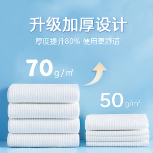 Serviette de bain jetable 140cmX70cm en microfibre, emballée individuellement pour les voyages, les hôtels, les maisons d'hôtes - Product Image 2