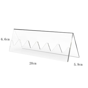 Bán buôn tùy chỉnh rõ ràng Acrylic 6 đồng xu hiển thị đứng perspex đồng xu Collector chủ hiển thị Rack cho cửa hàng - Product Image 6
