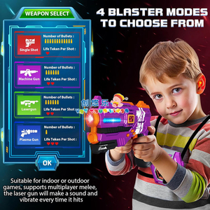 Juego de <span class=keywords><strong>Pistolas</strong></span> Láser EPT <span class=keywords><strong>para</strong></span> 4 Jugadores, Juego de <span class=keywords><strong>Pistolas</strong></span> Láser <span class=keywords><strong>para</strong></span> Adolescentes con Pantalla LED Digital de Puntuación y Chalecos - Product Image 3
