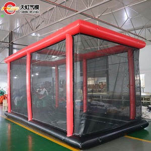 Ballon de football gonflable en PVC portable, cage de football gonflable, nouveau design, télécommande, arène de football gonflable, souffleur, type d'obstacle, vente - Product Image 2