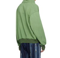 XJYD Hoodies Usine Personnalisé Goutte D'épaule Vêtement Teint Français Terry Vestes Vert Technique Streetwear Casual Hommes Hoodies