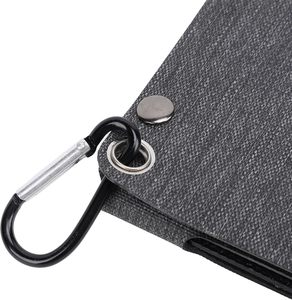 Panel Solar ALECTER Monocristalino Negro Plegable de 21W, 22% de Alta Eficiencia, Ligero, Impermeable IP65, con Certificación CE, para Exteriores - Product Image 6