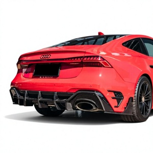 Kit carrosserie diffuseur arrière en fibre de carbone style <span class=keywords><strong>RS7</strong></span> ED pour <span class=keywords><strong>Audi</strong></span> A7 S7 19-25 - Product Image 2