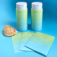 Étiquette thermorétractable personnalisée pour bouteilles, film enveloppant intégral avec impression dégradée, fourniture OEM