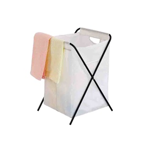 Gấp Giặt Sorter/Giá Kim Loại Túi Giặt/X-khung Gấp Kim Loại Giặt <span class=keywords><strong>Hamper</strong></span> - Product Image 1