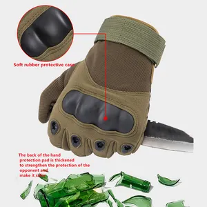 Guantes de combate tácticos de caza para exteriores, diseño perfecto para nudillos duros