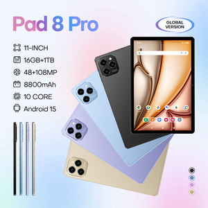 Tablette <span class=keywords><strong>PC</strong></span> Pad 8 Pro Android 15 avec <span class=keywords><strong>double</strong></span> carte SIM, écran HD de 11 pouces, processeur MTK Octa Core, stockage de 16 Go + 1 To, appareil photo 48 MP + 108 MP - Product Image 6