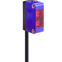 Capteur photoélectrique circulaire E3Z-LD50-N12-R ABS à détection ponctuelle infrarouge et lumière visible
